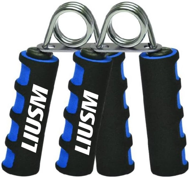 LIUSM Pack of 2 Hand Grip Strengthener,Quickly Increasing Wrist Forearm and Finger Strength Exercise Equipment - Image 1
